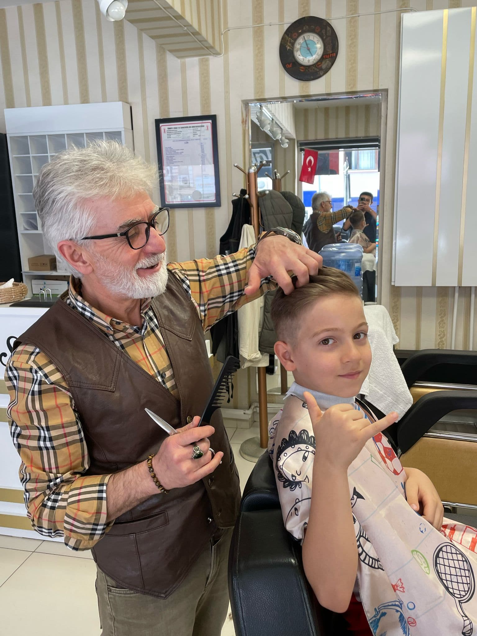 Sedat Sevgin - Saç kesim çalışması 1